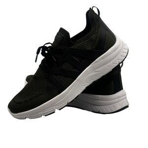 Avia Men Athletic Sneakers Olive Green Knit Lace Up Size 13